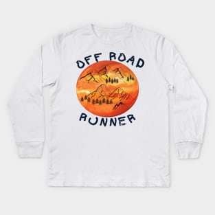 OFF ROAD RUNNER Kids Long Sleeve T-Shirt